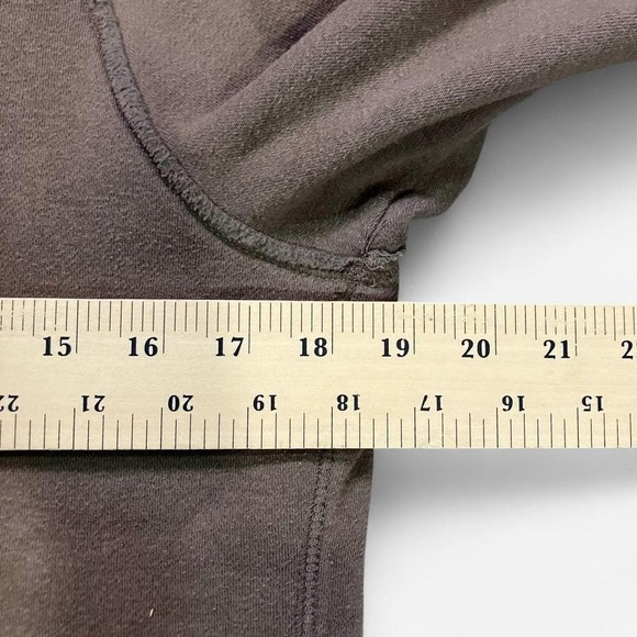 Y2K Sherpa Lined Hoodie Grunge Indie Sleaze Punk Fur Brown Full Zip Size M - Picture 5 of 6